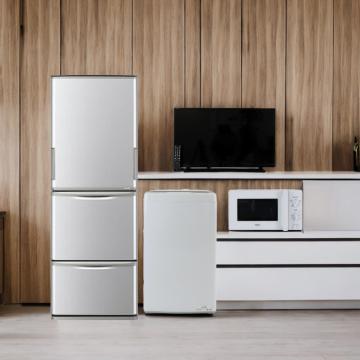 らくらく家電4点セット(冷蔵庫350L・7k洗濯機・40インチテレビ・オーブンレンジ)　レンタル