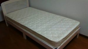 レンタルで納品したベッドの写真