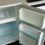 レンタルで納品した冷蔵庫、洗濯機の写真