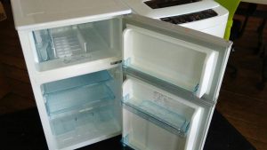 レンタルで納品した冷蔵庫、洗濯機の写真