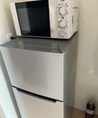 118L冷蔵庫,電子レンジの写真