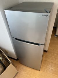 126Lファン式冷蔵庫の写真