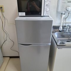 家電レンタル冷蔵庫と洗濯機と電子レンジの画像