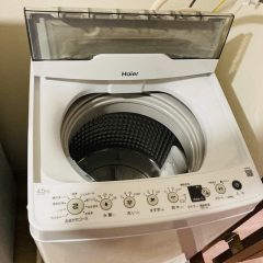 家電レンタる洗濯機の写真