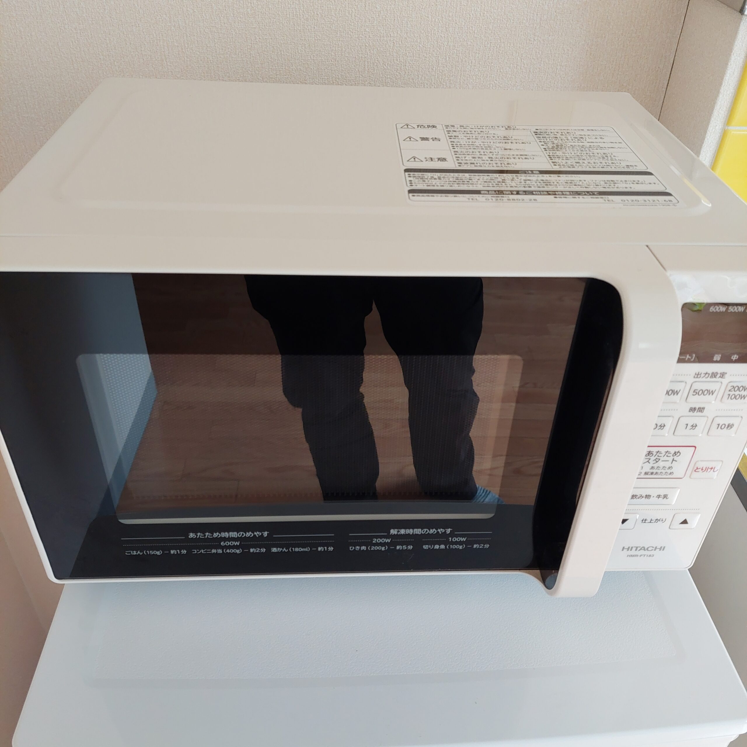 家電レンタル電子レンジの画像