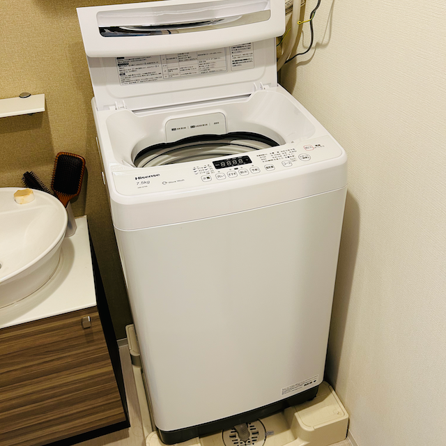 家電レンタル洗濯機の写真