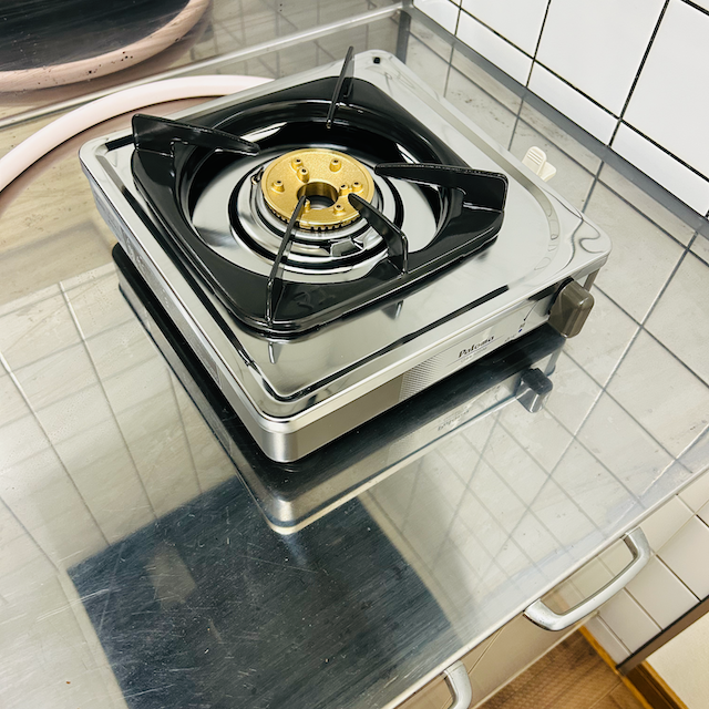 家電レンタル一口ガスコンロの写真