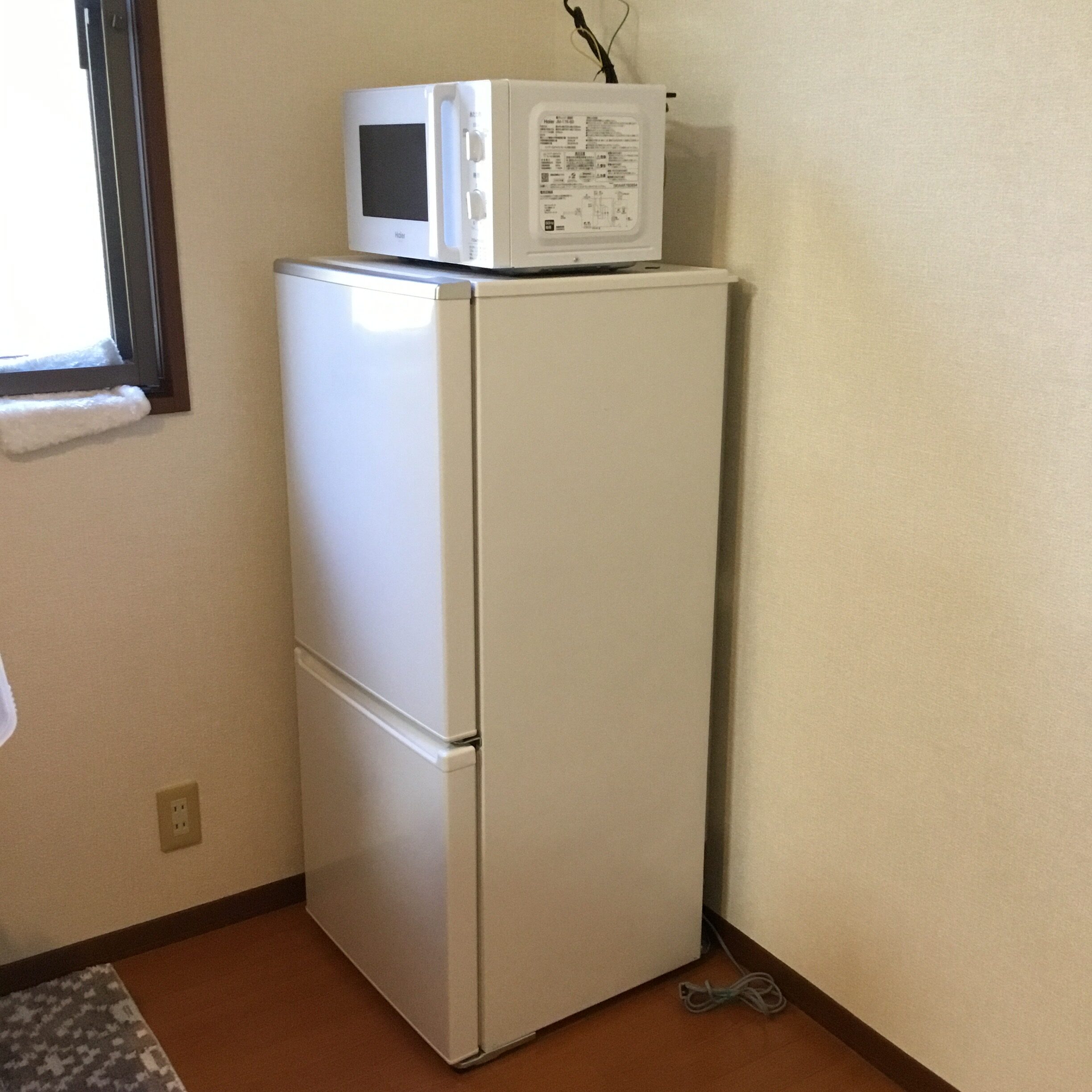 電子レンジと冷蔵庫