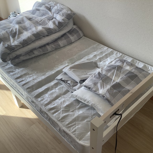 シングルベッドと布団セット