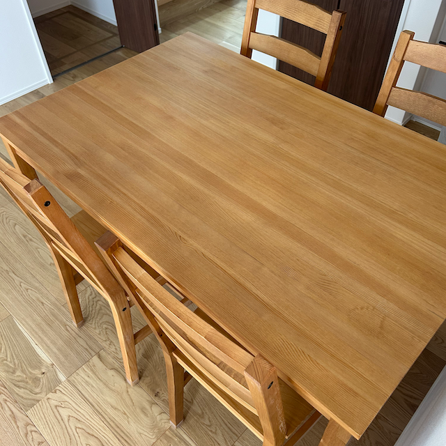 家具レンタルダイニング５点セットの写真