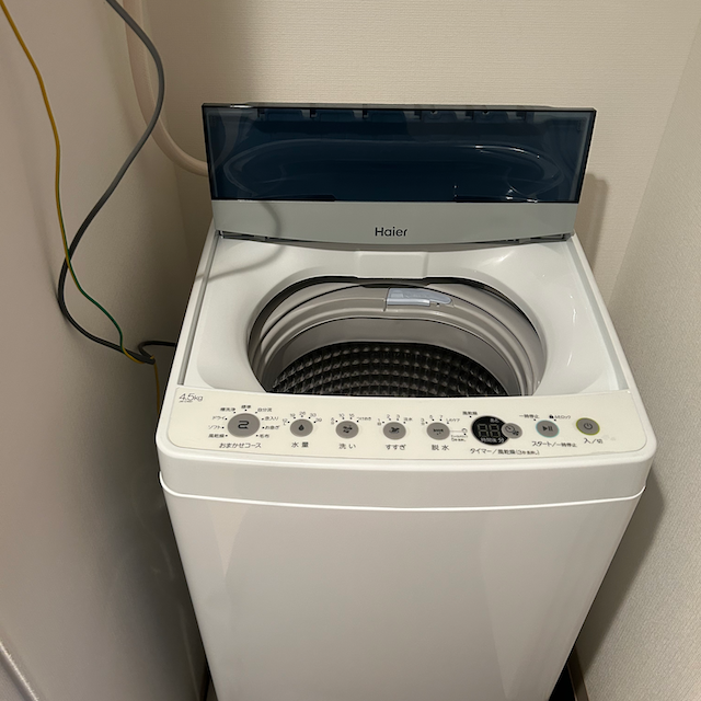 家電レンタル洗濯機の写真