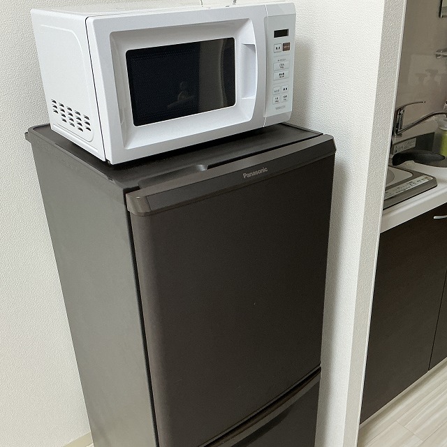 冷蔵庫と電子レンジ