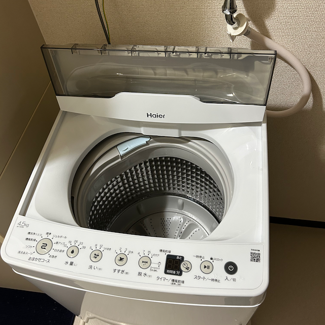 家電レンタル洗濯機の写真