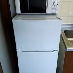 山梨県甲府市で冷蔵庫と洗濯機と電子レンジの家電3点セットを家電レンタルしていただきました。