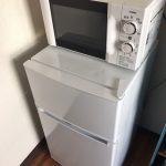 神奈川県海老名市で冷蔵庫と洗濯機と電子レンジの家電3点セットを家電レンタルしていただきました。