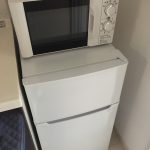 静岡県富士市で冷蔵庫と洗濯機と電子レンジの家電3点セットをレンタルしていただきました。