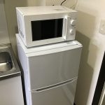 千葉県浦安市で冷蔵庫と洗濯機と電子レンジのらくらく家電３点セットを家電レンタルしていただきました！