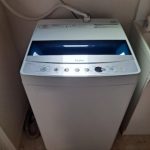 兵庫県伊丹市で冷蔵庫と洗濯機と電子レンジとテレビのらくらく４点セットを家電レンタルしていただきました。