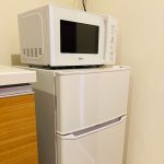 大阪府大阪市浪速区で冷蔵庫と洗濯機と電子レンジのらくらく家電3点セットを家電レンタルしていただきました！
