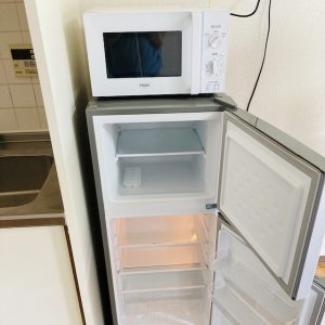 家電レンタル電子レンジ冷蔵庫の写真
