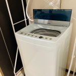 兵庫県川西市で冷蔵庫と洗濯機と電子レンジのらくらく家電3点セットと洗濯機ラックを家電レンタルと家具レンタルしていただきました！