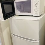 大阪府大阪市城東区で冷蔵庫と洗濯機と電子レンジのらくらく家電3点セットを家電レンタルしていただきました！