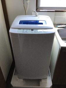 家具レンタル　洗濯機の写真