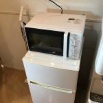 茨城県水戸市で冷蔵庫と洗濯機と電子レンジの3点セット、ガスコンロ、掃除機を家電レンタルしていただきました。