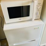 京都府城陽市で冷蔵庫と洗濯機と電子レンジのらくらく家電３点セットを家電レンタルしていただきました！