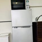 大阪府大阪市西淀川区で冷蔵庫と洗濯機のらくらく2点セットとオーブンレンジを家電レンタルしていただきました！