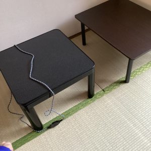 家電レンタル カジュアルこたつの写真 家具レンタル ローテーブルの写真
