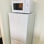 京都府京都市中京区で冷蔵庫と洗濯機と電子レンジのらくらく家電3点セットを家電レンタルしていただきました！