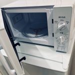 大阪府大阪市北区で冷蔵庫と洗濯機と電子レンジのらくらく家電3点セットを家電レンタルしていただきました！
