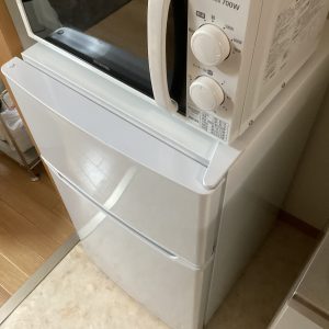 家電レンタル　電子レンジ　冷蔵庫の写真
