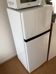 家電レンタル　２ドア冷蔵庫の写真