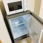 大阪府高槻市で冷蔵庫と洗濯機と電子レンジのらくらく家電3点セットを家電レンタルしていただきました！