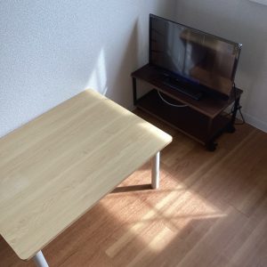 家具レンタル　ローテーブル　テレビ台の写真