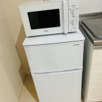大阪府泉佐野市で冷蔵庫と洗濯機と電子レンジのらくらく家電3点セットを家電レンタルしていただきました！