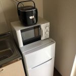 茨城県龍ヶ崎市で冷蔵庫と洗濯機と電子レンジの4点セットと、炊飯器とカーテン&レース4枚セットを家電レンタルしていただきました。