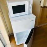 大阪府吹田市で冷蔵庫と洗濯機と電子レンジのらくらく家電３点セットを家電レンタルしていただきました！
