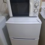 福島県福島市で冷蔵庫と洗濯機と電子レンジと1口ガスコンロを家電レンタルしていただきました。