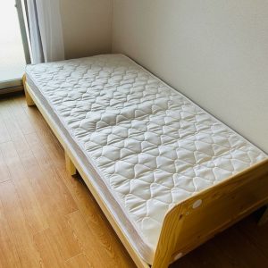 家具レンタルシングルベッドの写真