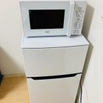 和歌山県岩出市で冷蔵庫と洗濯機と電子レンジのらくらく家電3点セットを家電レンタルしていただきました！