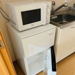 和歌山県和歌山市で冷蔵庫と洗濯機と電子レンジのらくらく家電3点セットを家電レンタルしていただきました！