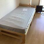 埼玉県春日部市にて洗濯機、シングルベッドをレンタルしていただきました。