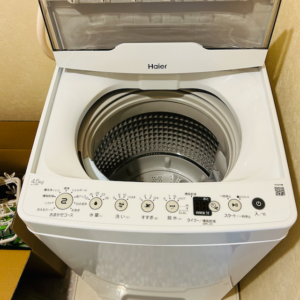 家電レンタル洗濯機の写真