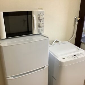 冷蔵庫と洗濯機と電子レンジ