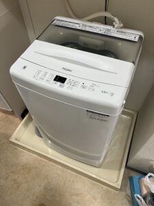 4.5k洗濯機の写真