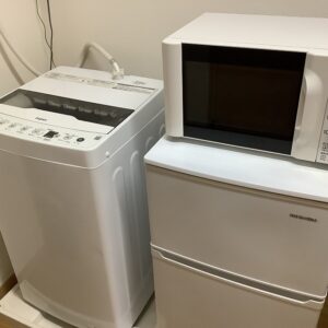 冷蔵庫と電子レンジと洗濯機