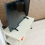 兵庫県西宮市で冷蔵庫と電子レンジとテレビとテレビ台を家電レンタルと家具レンタルしていただきました！